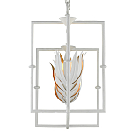 Люстра белая прямоугольная с абажурами в виде цветков тюльпана White Tulips варинант исполнения - 4 | Loft Concept в Грозном