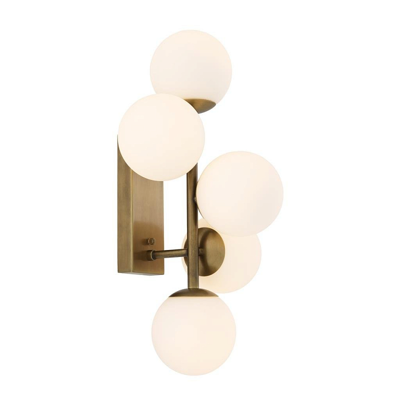 Бра Eichholtz Wall Lamp Libris Латунь Белый Бра Eichholtz Wall Lamp Libris Латунь Белый в Грозном | Loft Concept