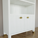 Книжный Стеллаж Elsa Dreams White с задней стенкой варинант исполнения - 1 | Loft Concept в Грозном