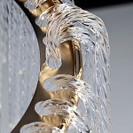 Люстра с подвесными рифлеными стеклянными трубками Nembus варинант исполнения - 20 | Loft Concept в Грозном