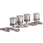 Подсвечник из алюминиевого сплава Cozy Light варинант исполнения - 1 | Loft Concept в Грозном