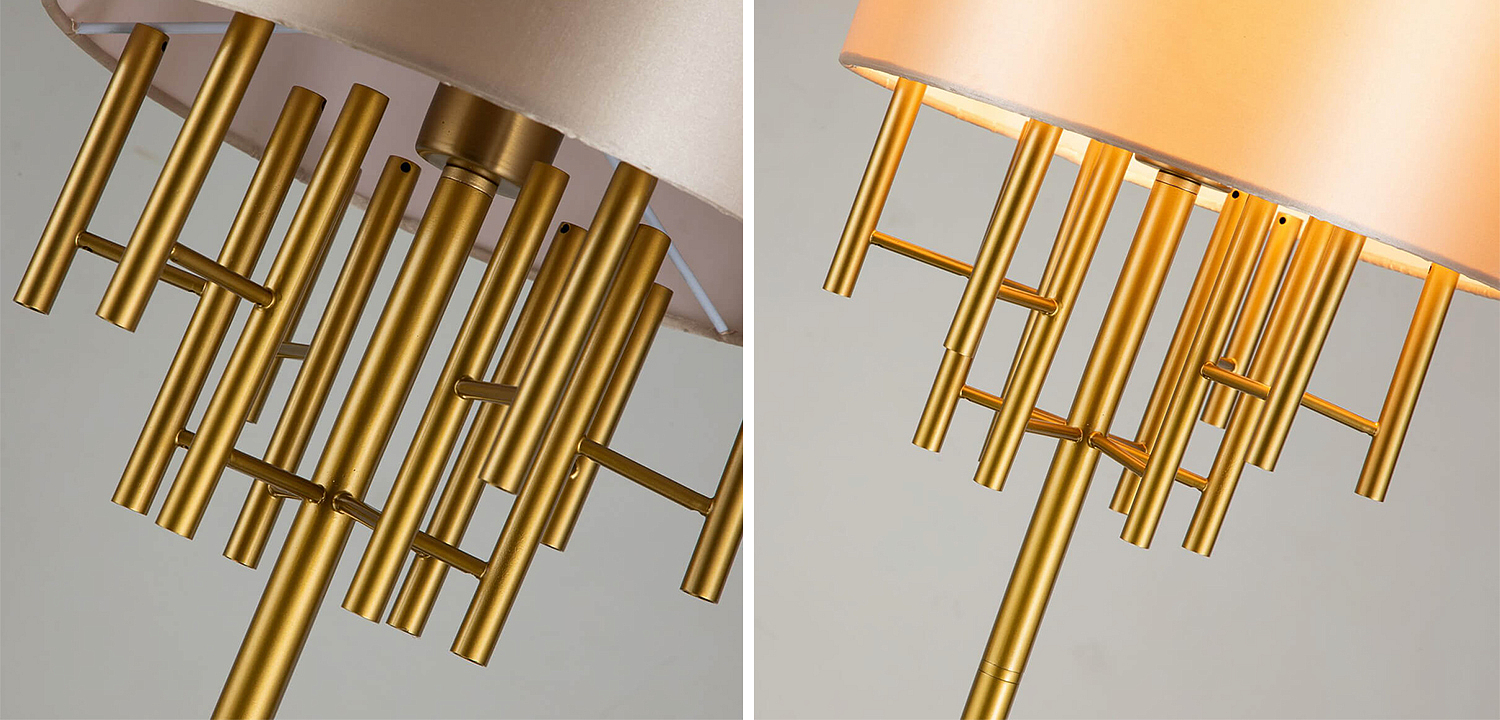 Торшер Oswell Lampshade Floor Lamp Торшер Oswell Lampshade Floor Lamp - Loft-Concept в Грозном