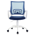 Офисное кресло с основанием из белого пластика Desk chairs Blue варинант исполнения - 4 | Loft Concept в Грозном