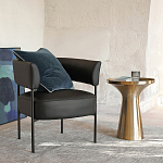 Приставной столик из латуни Grant Brass Side Table варинант исполнения - 5 | Loft Concept в Грозном