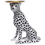 Декоративная статуэтка с подносом Leopard Tray Statuette варинант исполнения - 1 | Loft Concept в Грозном