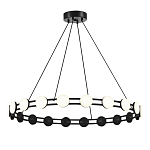 Люстра кольцевая с круглыми светодиодными источниками света Maxine Light варинант исполнения - 1 | Loft Concept в Грозном