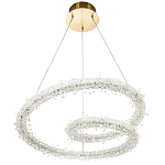 Фигурная люстра украшенная кристаллами из хрусталя Gilbertine Crystals Spiral Chandelier варинант исполнения - 2 | Loft Concept в Грозном
