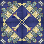 Плитка дизайнерская с узором Мангалоры варинант исполнения - 2 | Loft Concept в Грозном