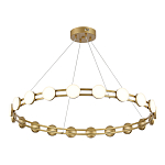 Люстра кольцевая с круглыми светодиодными источниками света Maxine Light варинант исполнения - 9 | Loft Concept в Грозном