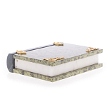 Шкатулка в виде книги из натурального камня змеевик Stone Casket варинант исполнения - 4 | Loft Concept в Грозном