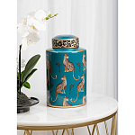 Ваза фарфоровая с крышкой Leopard Ccollection варинант исполнения - 3 | Loft Concept в Грозном