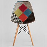 Стул с обивкой в технике пэчворк DSW варинант исполнения - 4 | Loft Concept в Грозном