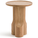 Приставной столик из массива дерева Walnut Triple варинант исполнения - 4 | Loft Concept в Грозном