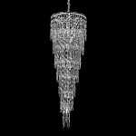 Люстра многоярусная каскадная с хрустальными подвесками Roul Crystal Light варинант исполнения - 3 | Loft Concept в Грозном