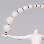 Торшер черно-белая статуэтка Девушка Girl Carries Light Balls варинант исполнения - 3 | Loft Concept в Грозном