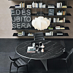 Обеденный стол круглый с фигурными ножками Arc варинант исполнения - 1 | Loft Concept в Грозном