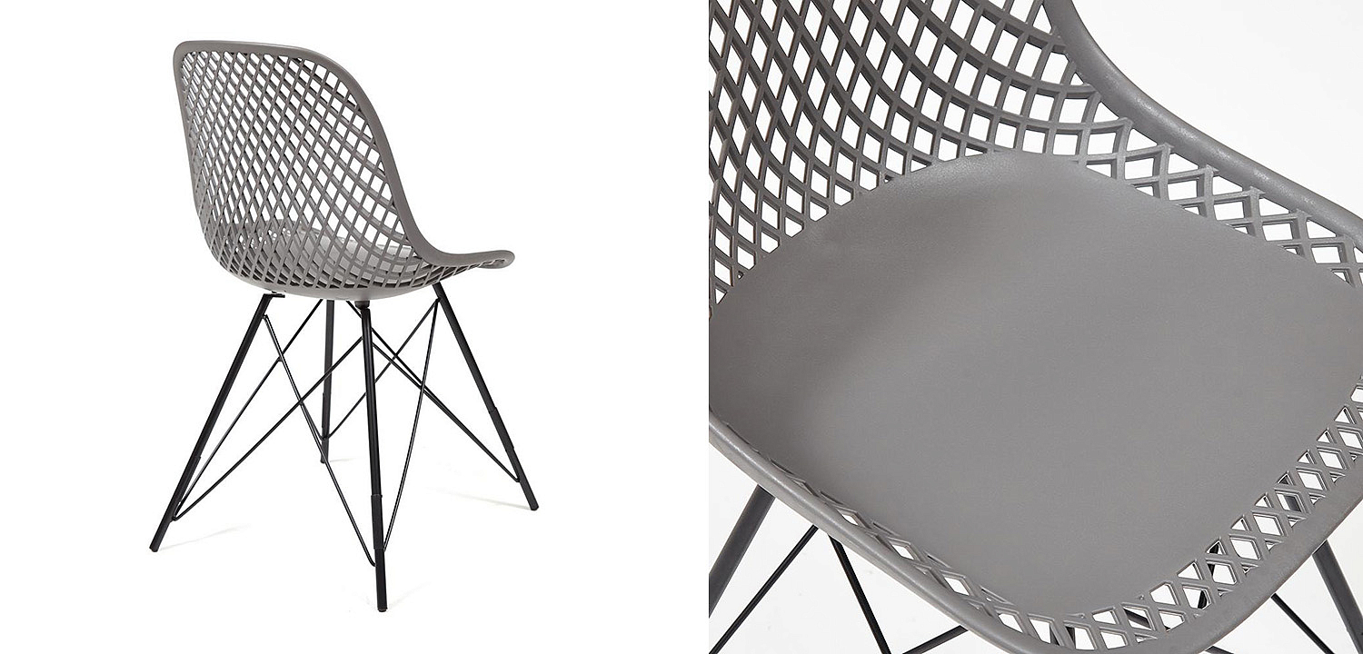 Стул DSR mesh gray Стул DSR mesh gray - Loft-Concept в Грозном