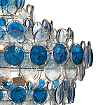 Люстра с каскадом из круглых декоративных элементов Harmony of Light варинант исполнения - 1 | Loft Concept в Грозном