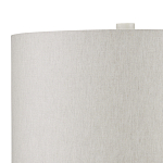 Настольная лампа мраморная с тканевым цилиндрическим абажуром Sharpened варинант исполнения - 2 | Loft Concept в Грозном