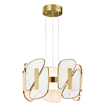 Люстра с мраморными вставками Marble Plates варинант исполнения - 2 | Loft Concept в Грозном