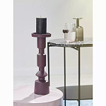 Подсвечник фигурный сливовый Bright Accent 35 см варинант исполнения - 4 | Loft Concept в Грозном