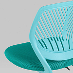 Яркий компьютерный стул Tropica Turquoise варинант исполнения - 6 | Loft Concept в Грозном
