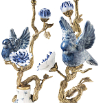Подсвечник Candleholder Birds Atlanta Set 2 Pcs варинант исполнения - 3 | Loft Concept в Грозном