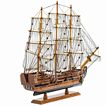 Декоративная модель деревянного парусника With The low варинант исполнения - 2 | Loft Concept в Грозном