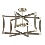 Подвесной светильник в форме фонаря серый Gray Eco Lantern варинант исполнения - 2 | Loft Concept в Грозном