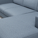 Мебельная ткань Шенилл голубой цвет 142 см T4-49 варинант исполнения - 8 | Loft Concept в Грозном