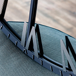 Часы настенные зеркальные с серебряным металлическим циферблатом Mirror Tower Clock варинант исполнения - 4 | Loft Concept в Грозном