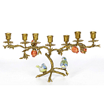 Бронзовый подсвечник на 7 свечей Eden Garden варинант исполнения - 4 | Loft Concept в Грозном