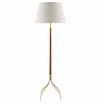 Торшер на изогнутых ножках с конусовидным тканевым абажуром Rotation варинант исполнения - 2 | Loft Concept в Грозном