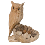 Статуэтка из дерева сова Animals of the World варинант исполнения - 4 | Loft Concept в Грозном