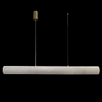 Подвесной светильник линейный цилиндрической формы из натурального алебастра Alabaster Geometry варинант исполнения - 2 | Loft Concept в Грозном