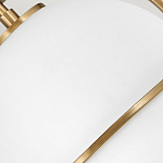 Потолочный светильник с плафоном в форме белого матового шара Hinkley варинант исполнения - 18 | Loft Concept в Грозном