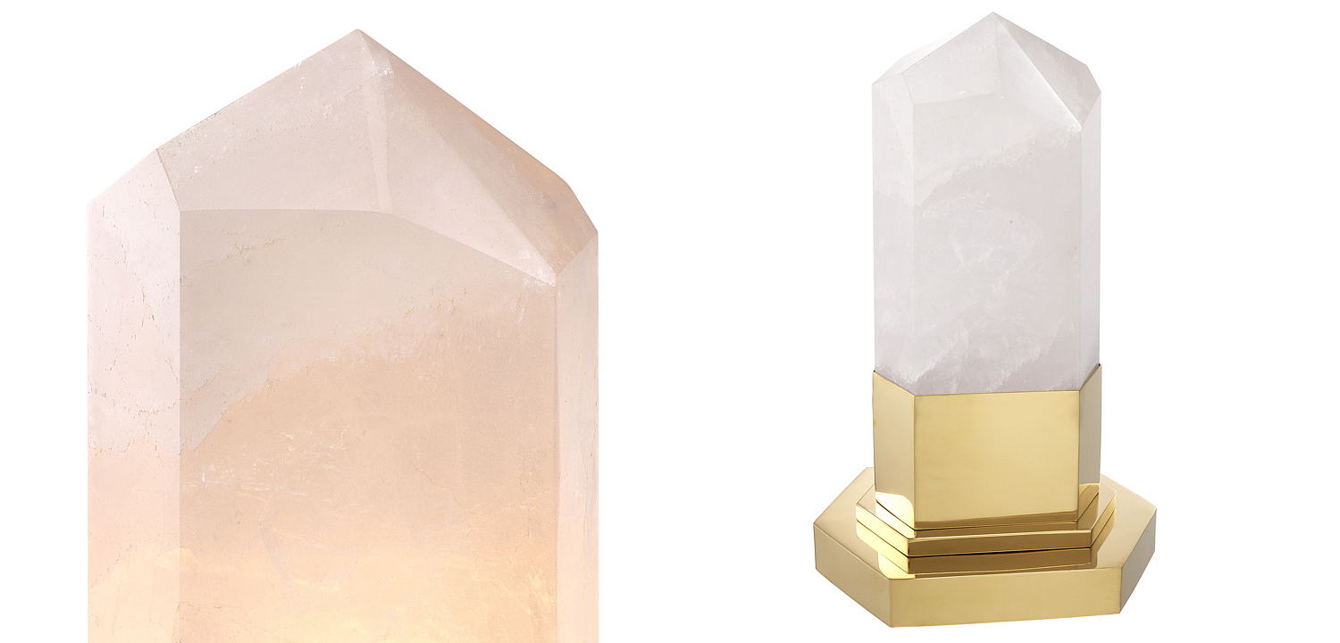 Настольная лампа Eichholtz Table Lamp Rock Crystal Настольная лампа Eichholtz Table Lamp Rock Crystal - Loft-Concept в Грозном