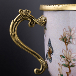 Фарфоровая чаша с бронзовыми элементами Eden Garden варинант исполнения - 5 | Loft Concept в Грозном