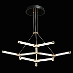 Люстра с геометрической конструкцией из вытянутых цилиндрических плафонов Hex Scaffold  варинант исполнения - 3 | Loft Concept в Грозном