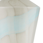 Настольная лампа стеклянная с тканевым абажуром Edges варинант исполнения - 1 | Loft Concept в Грозном