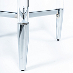 Приставной столик со стеклянной столешницей Deimos варинант исполнения - 5 | Loft Concept в Грозном
