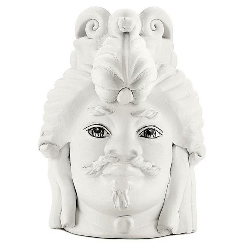 Ваза Vase Moro Man Small White Matt Белый Ваза Vase Moro Man Small White Matt Белый в Грозном | Loft Concept