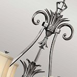 Люстра с 7-ю кремовыми текстильными абажурами Hinkley варинант исполнения - 4 | Loft Concept в Грозном