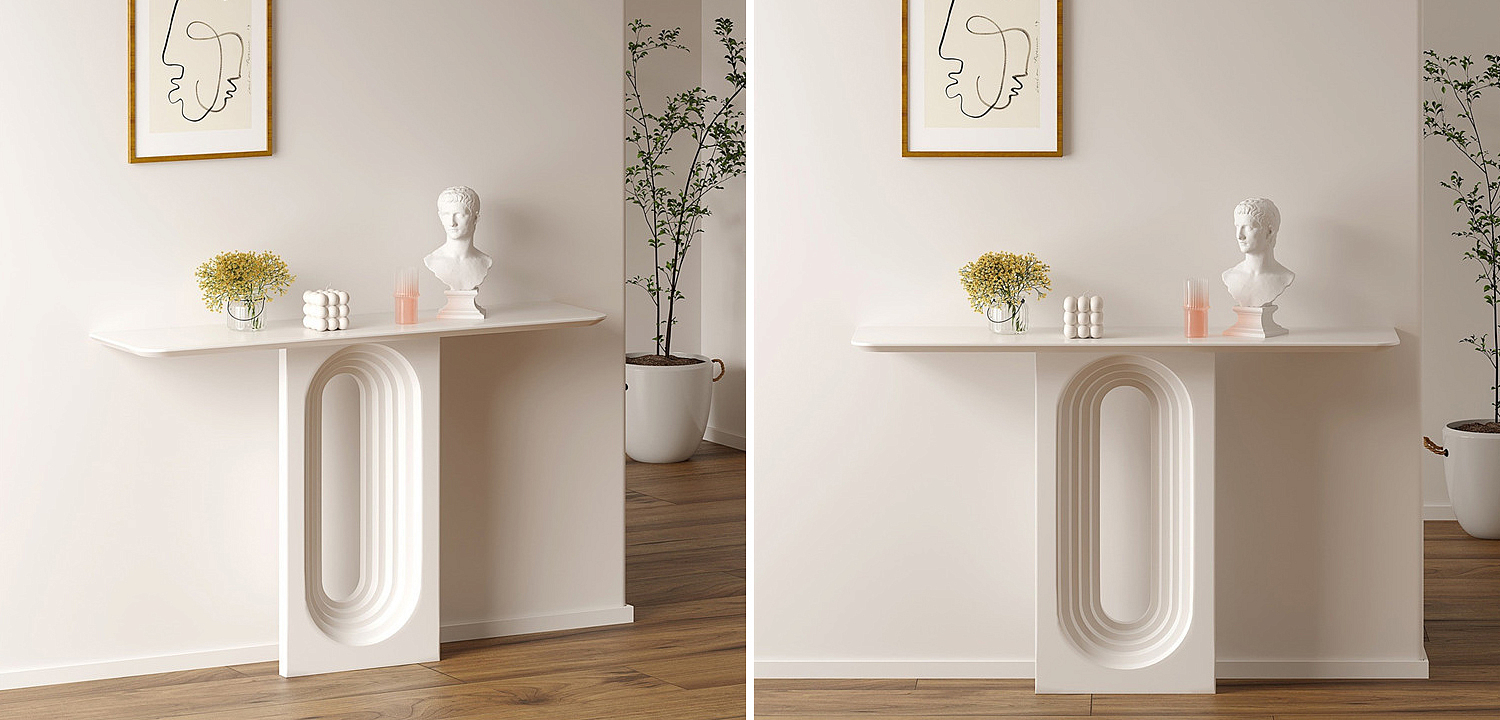 Консоль Madeline Console White Консоль Madeline Console White - Loft-Concept в Грозном