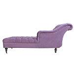 Кушетка фиолетовая с мягкой обивкой из велюра Michael Couch варинант исполнения - 2 | Loft Concept в Грозном