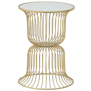Круглый приставной стол Anthony Gold Side Table