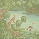 Обои ручная роспись Le Brésil Pastel варинант исполнения - 3 | Loft Concept в Грозном