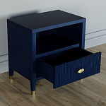 Прикроватная тумбочка с полкой Elsa Dreams Blue варинант исполнения - 2 | Loft Concept в Грозном