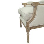 Кресло William Classical Armchair beige flax варинант исполнения - 4 | Loft Concept в Грозном