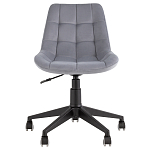 Мягкое компьютерное кресло Plushe Grey варинант исполнения - 3 | Loft Concept в Грозном